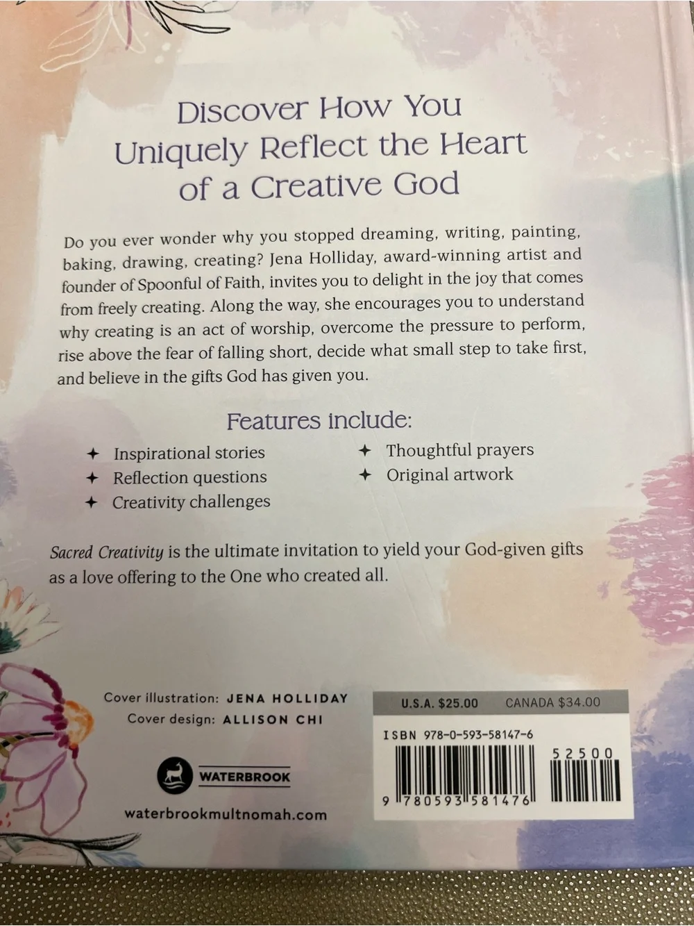 Sacred Creativity Book with Notepad & Magnetic Bookmarks - Journaling Gift Set